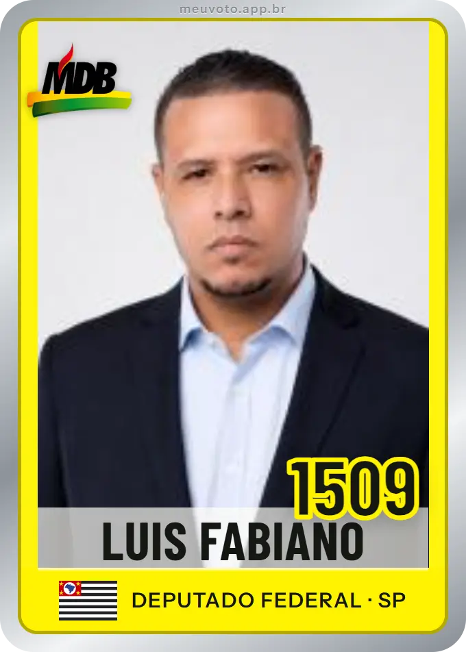 Carta de Luis Fabiano, número 1509, MDB