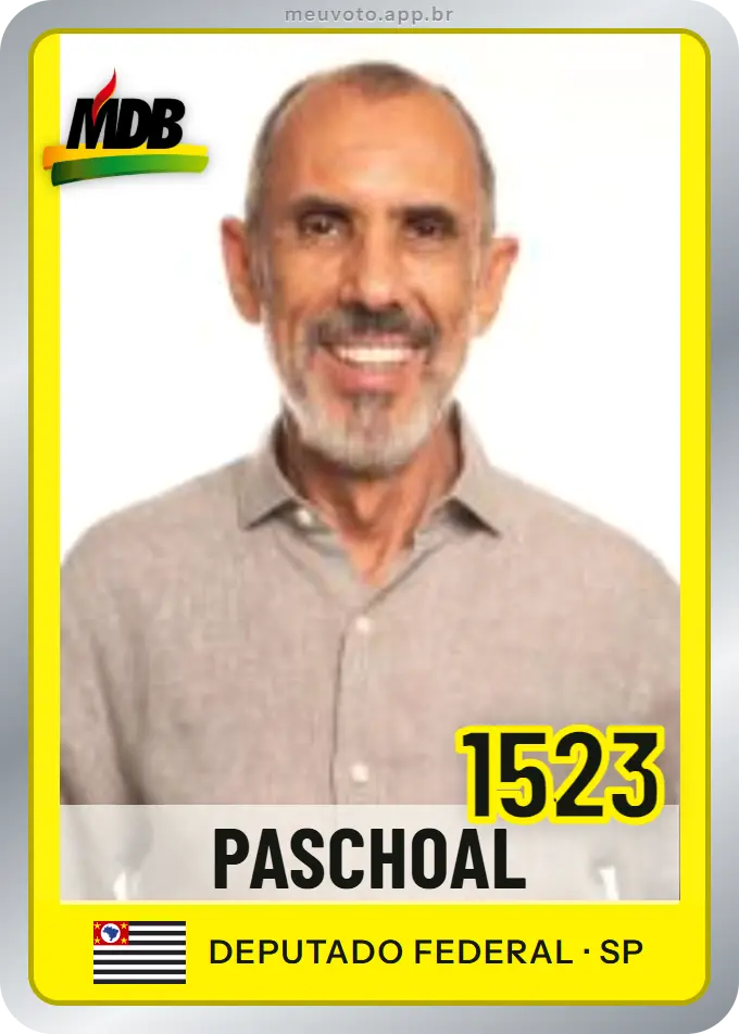 Carta de Paschoal, número 1523, MDB