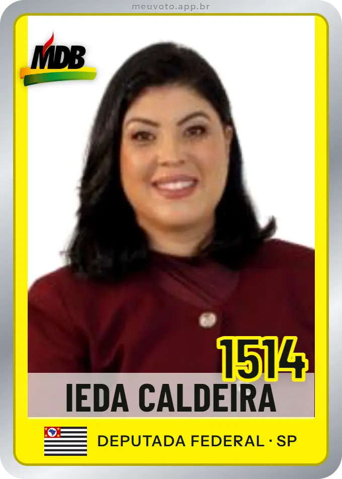 Carta de Ieda Caldeira, número 1514, MDB