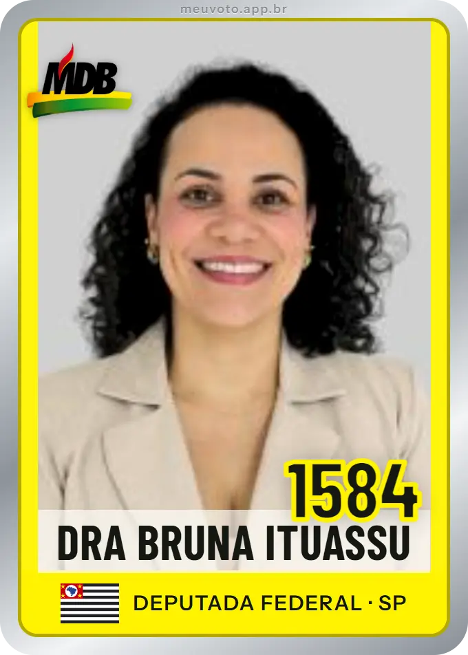 Carta de Dra Bruna Ituassu, número 1584, MDB
