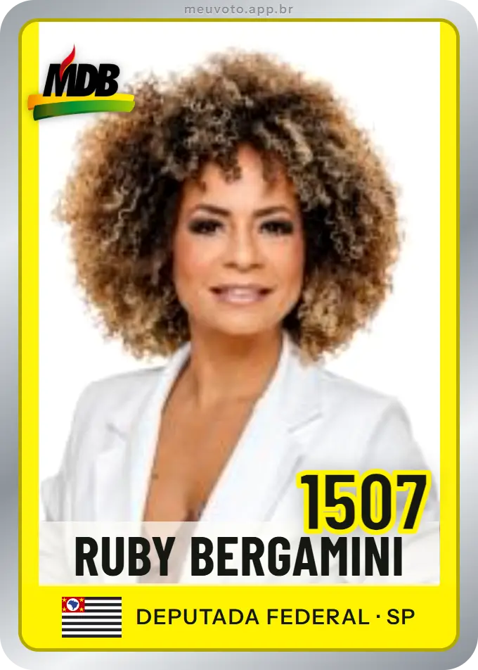 Carta de Ruby Bergamini, número 1507, MDB
