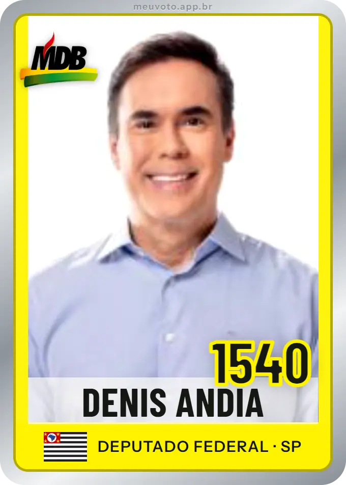 Carta de Denis Andia, número 1540, MDB