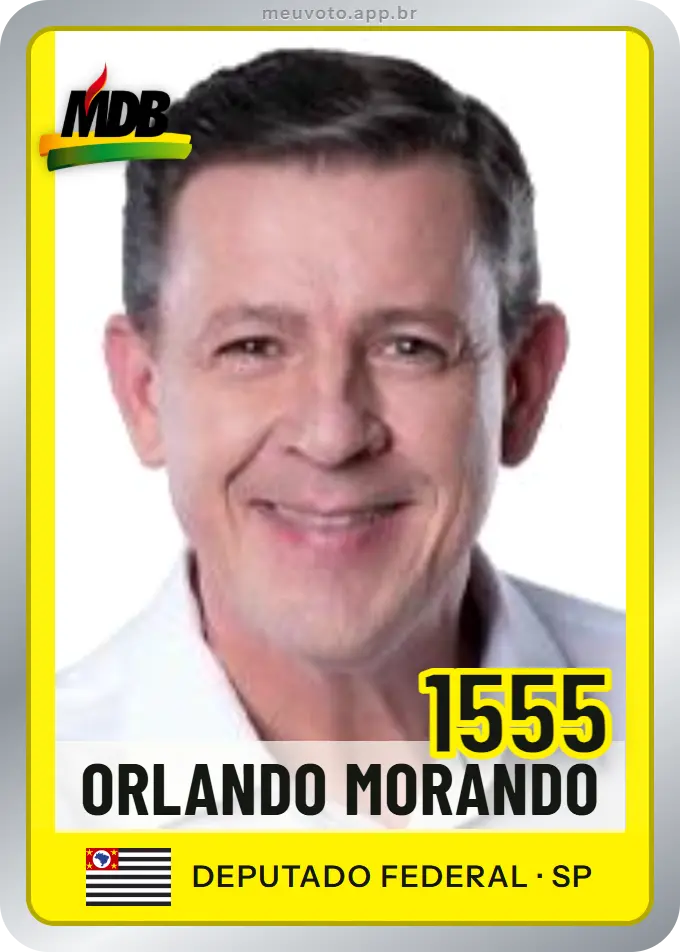 Carta de Orlando Morando, número 1555, MDB