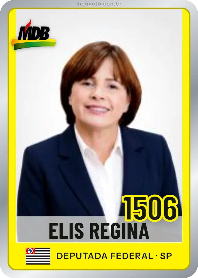 Carta de Elis Regina, número 1506, MDB