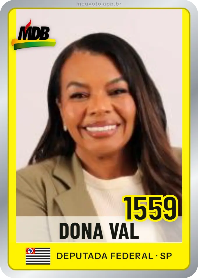 Carta de Dona Val, número 1559, MDB