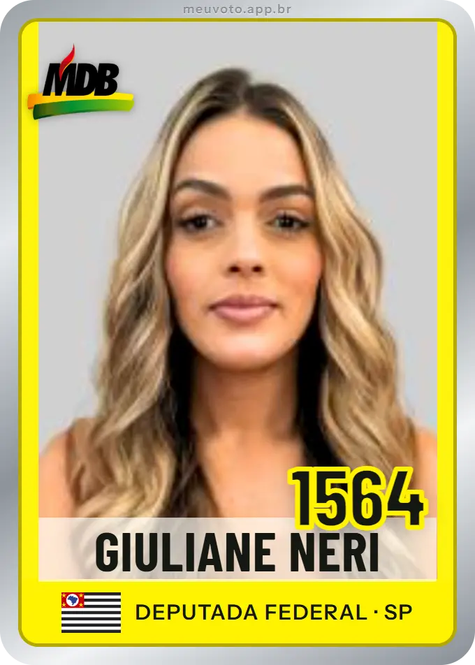 Carta de Giuliane Neri, número 1564, MDB