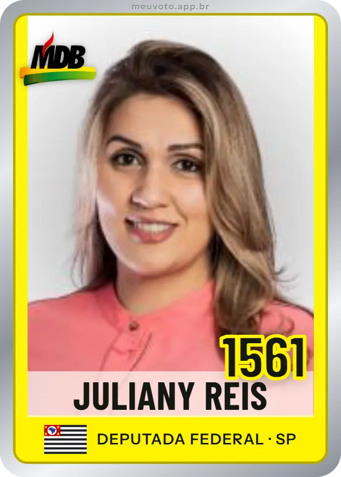 Carta de Juliany Reis, número 1561, MDB
