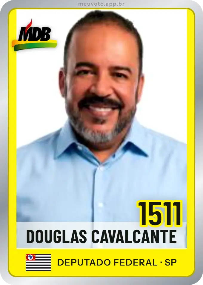 Carta de Douglas Cavalcante, número 1511, MDB