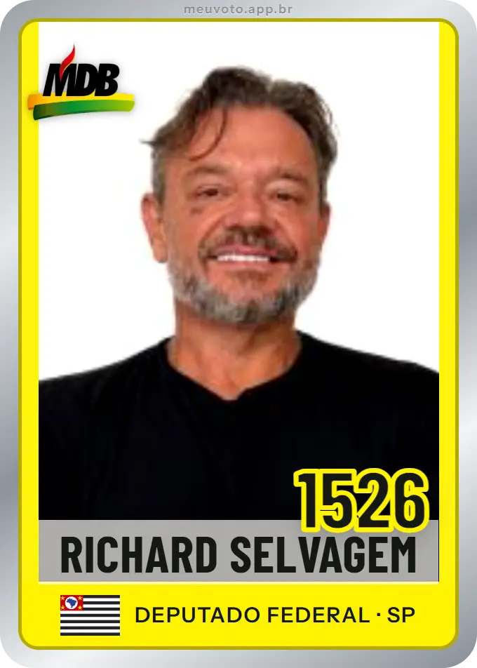 Carta de Richard Selvagem, número 1526, MDB