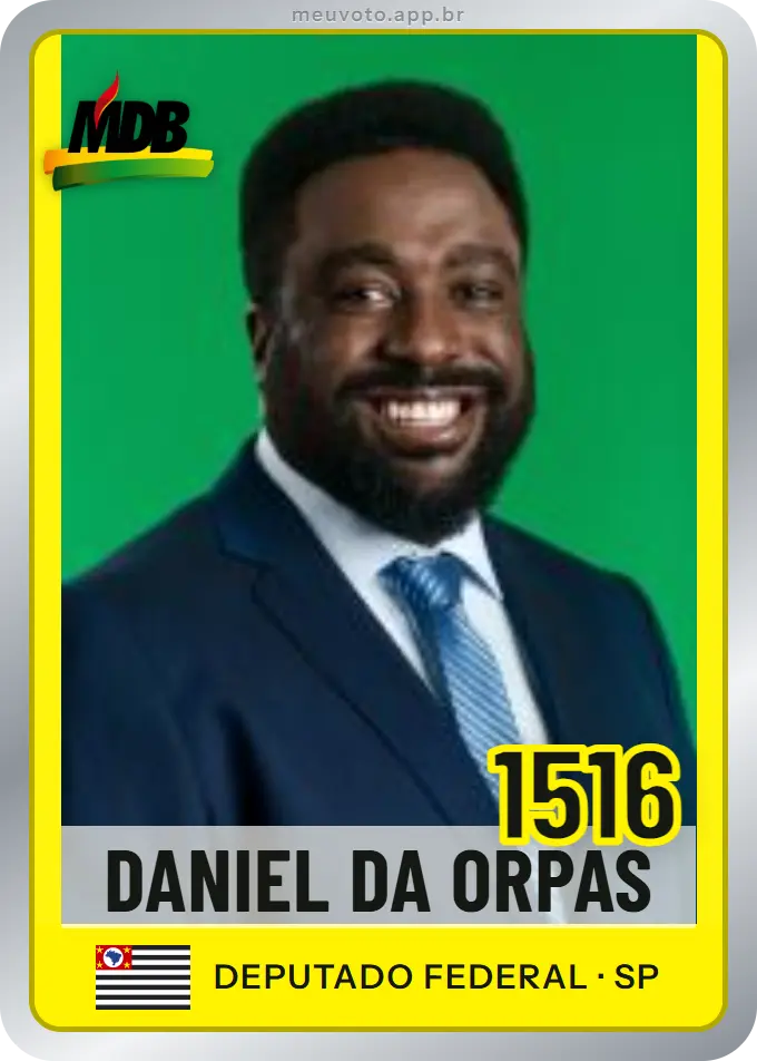Carta de Daniel da Orpas, número 1516, MDB