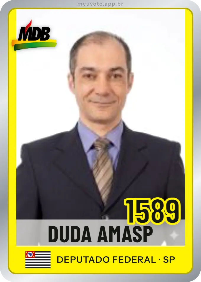 Carta de Duda Amasp, número 1589, MDB