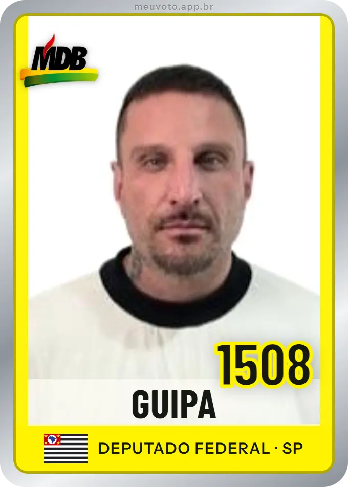 Carta de Guipa, número 1508, MDB
