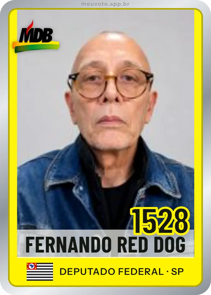 Carta de Fernando Red Dog, número 1528, MDB