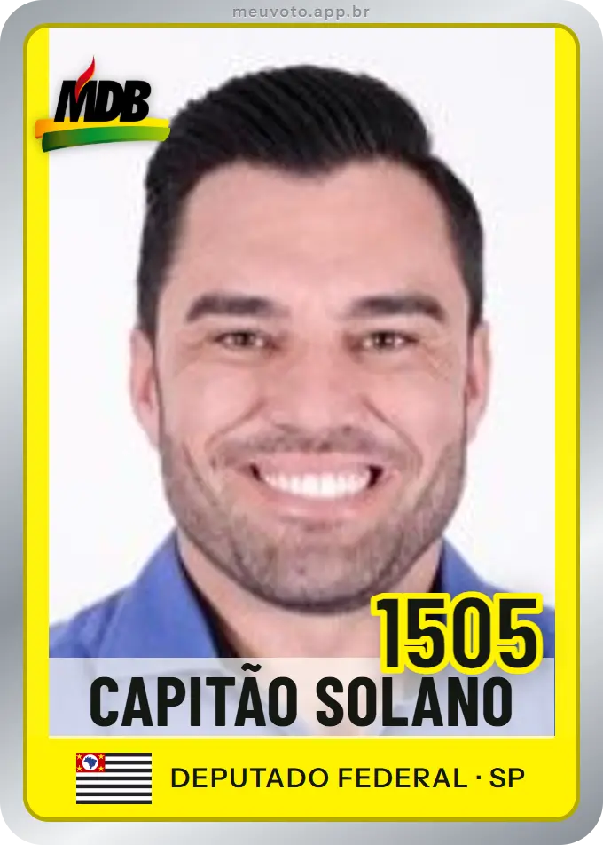 Carta de Capitão Solano, número 1505, MDB