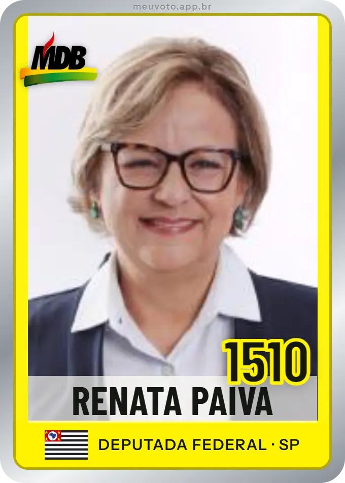 Carta de Renata Paiva, número 1510, MDB