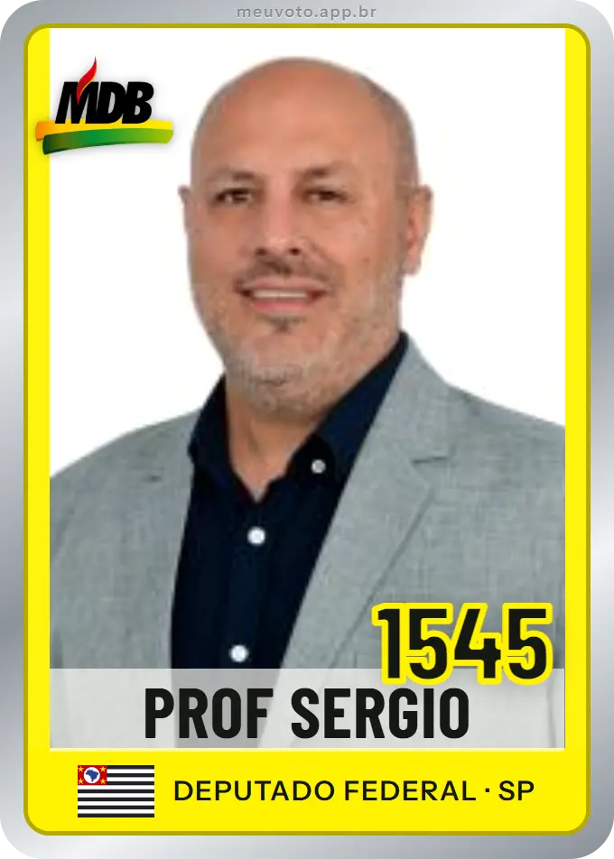 Carta de Prof Sergio, número 1545, MDB