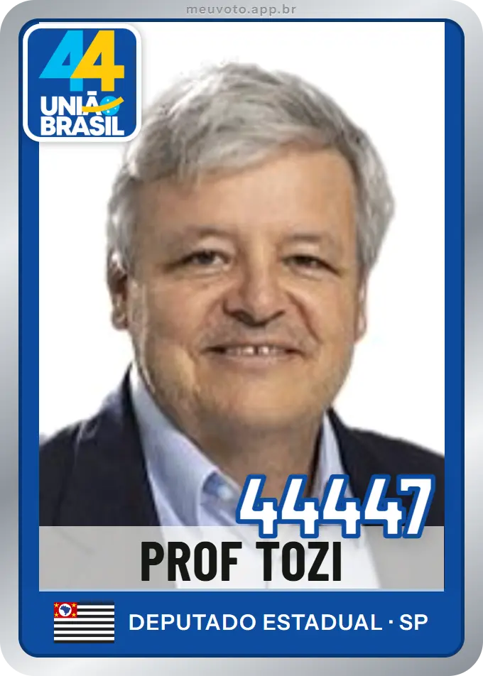 Carta de Prof Tozi, número 44447, União