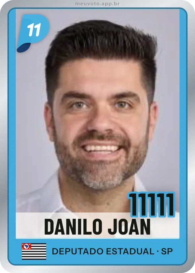 Carta de Danilo Joan, número 11111, PP