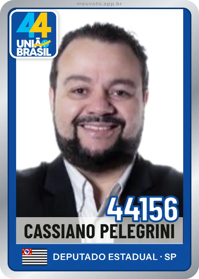 Carta de Cassiano Pelegrini, número 44156, União