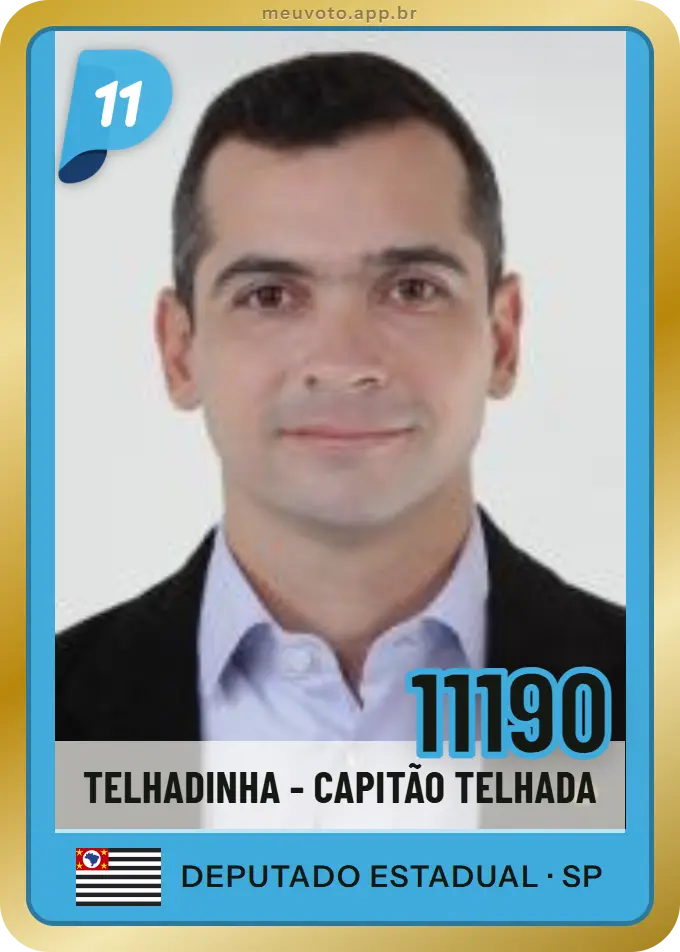 Carta de Telhadinha - Capitão Telhada, número 11190, PP