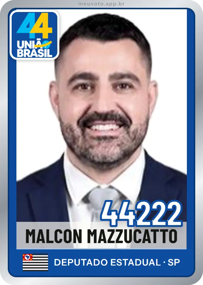 Carta de Malcon Mazzucatto, número 44222, União