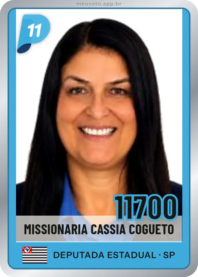 Carta de Missionaria Cassia Cogueto, número 11700, PP
