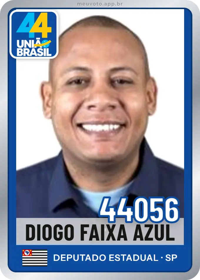 Carta de Diogo Faixa Azul, número 44056, União