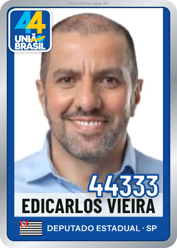 Carta de Edicarlos Vieira, número 44333, União
