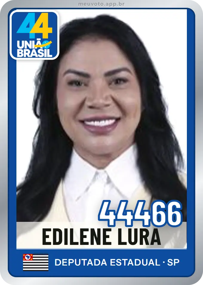 Carta de Edilene Lura, número 44466, União