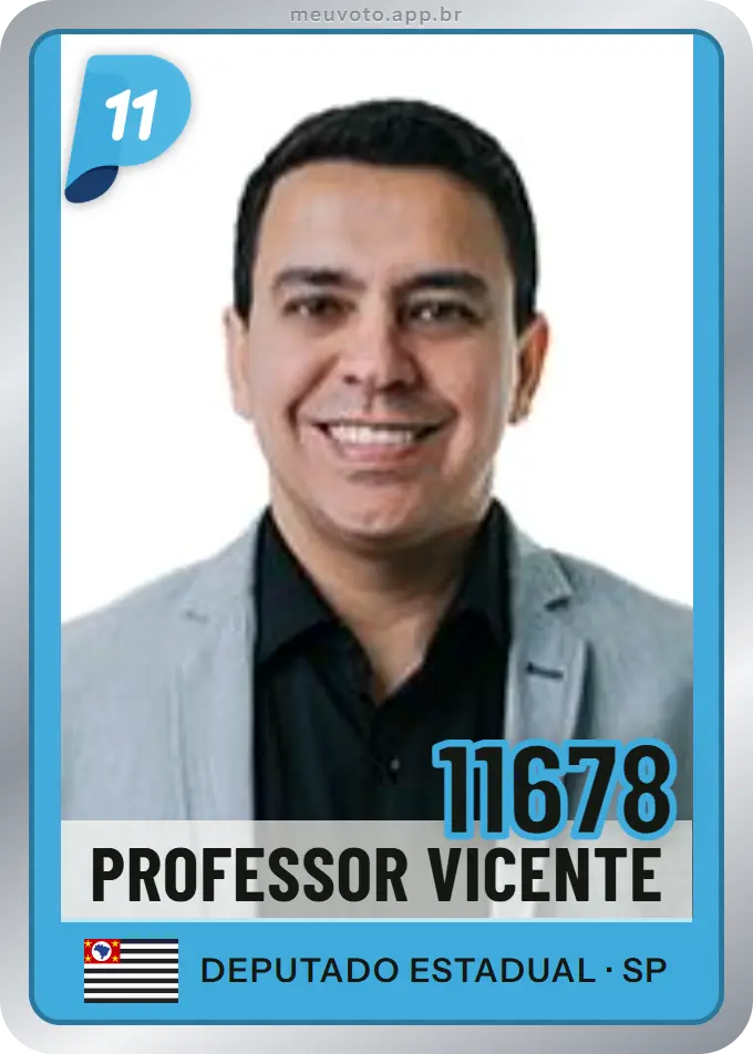 Carta de Professor Vicente, número 11678, PP