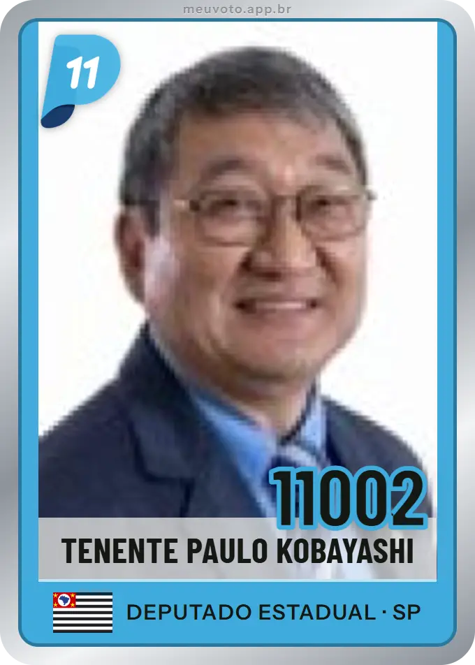 Carta de Tenente Paulo Kobayashi, número 11002, PP
