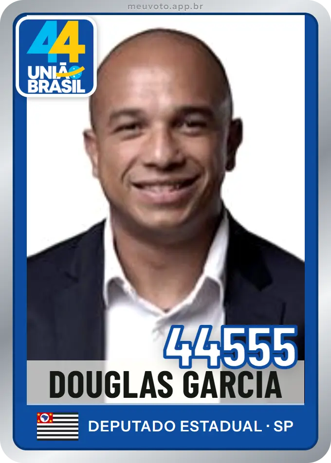 Carta de Douglas Garcia, número 44555, União