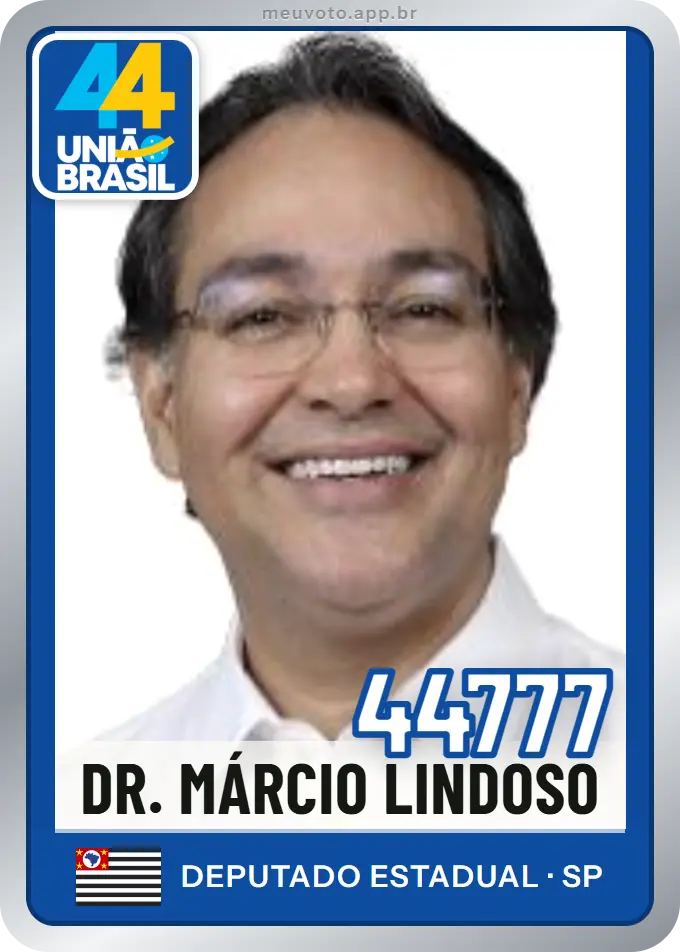 Carta de Dr. Márcio Lindoso, número 44777, União