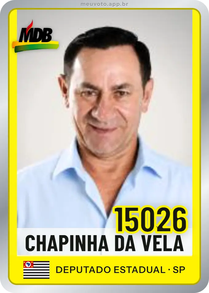 Carta de Chapinha da Vela, número 15026, MDB