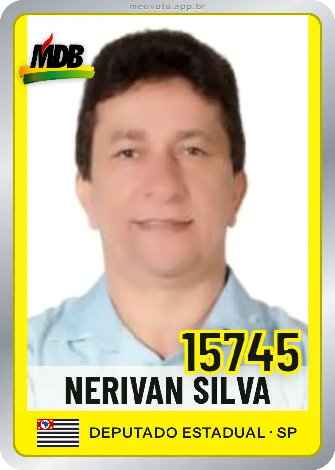 Carta de Nerivan Silva, número 15745, MDB