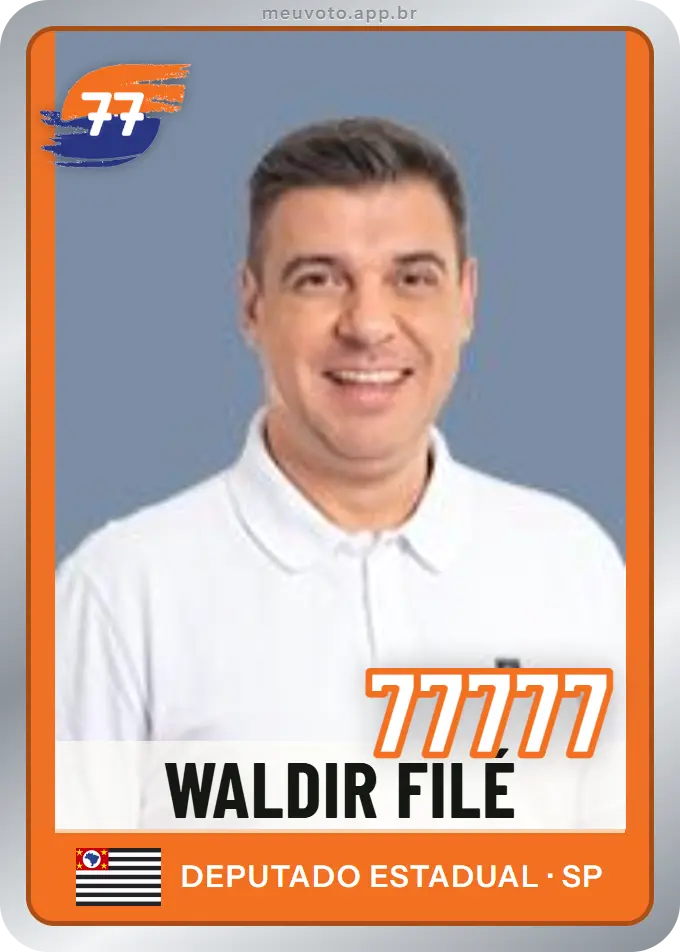 Carta de Waldir Filé, número 77777, Solidariedade