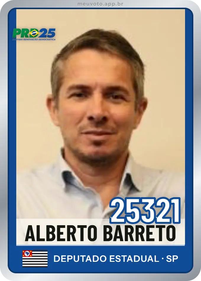 Carta de Alberto Barreto, número 25321, PRD