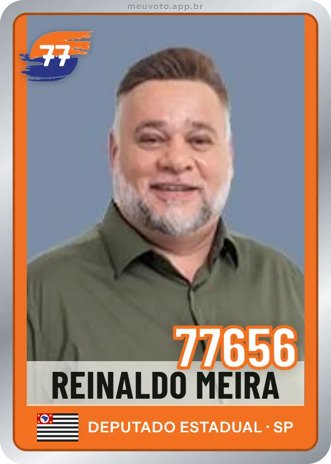 Carta de Reinaldo Meira, número 77656, Solidariedade