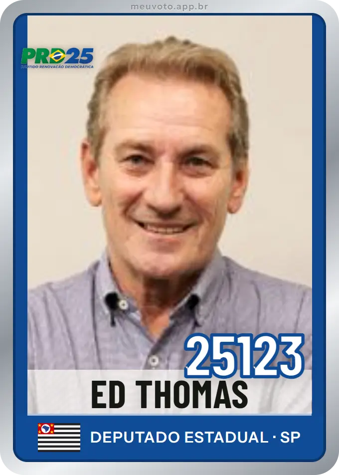 Carta de Ed Thomas, número 25123, PRD