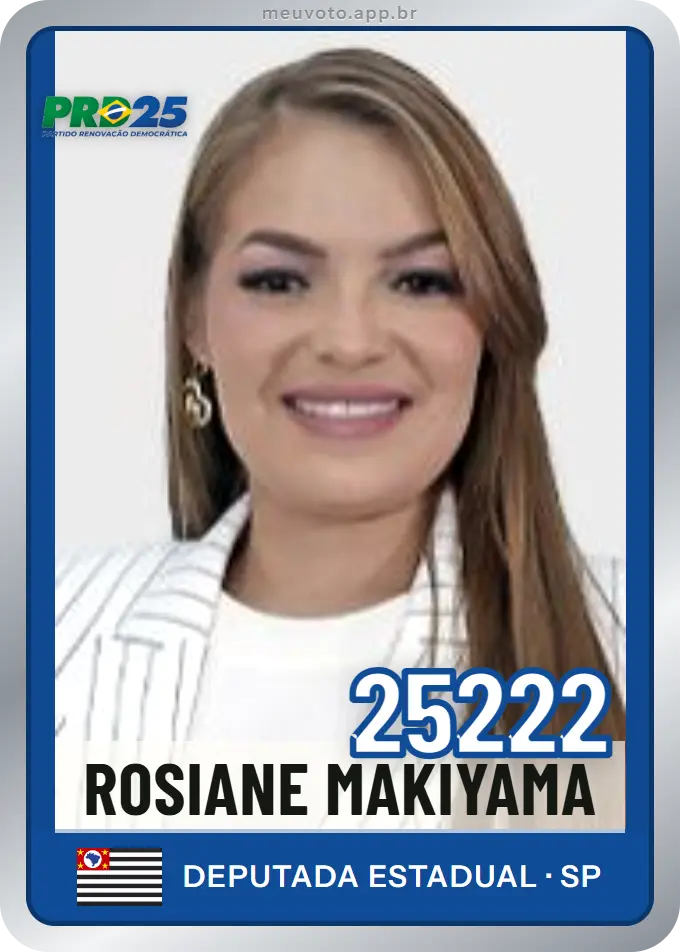 Carta de Rosiane Makiyama, número 25222, PRD