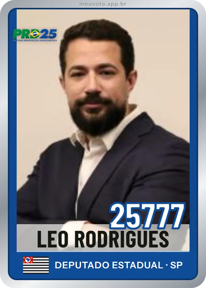 Carta de Leo Rodrigues, número 25777, PRD