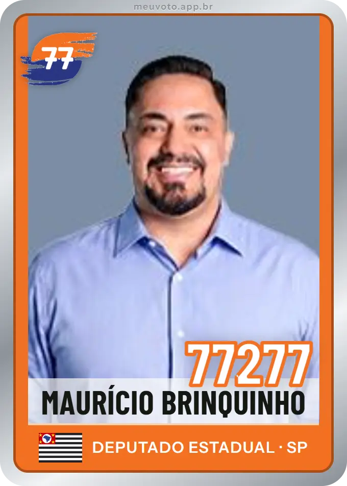 Carta de Maurício Brinquinho, número 77277, Solidariedade