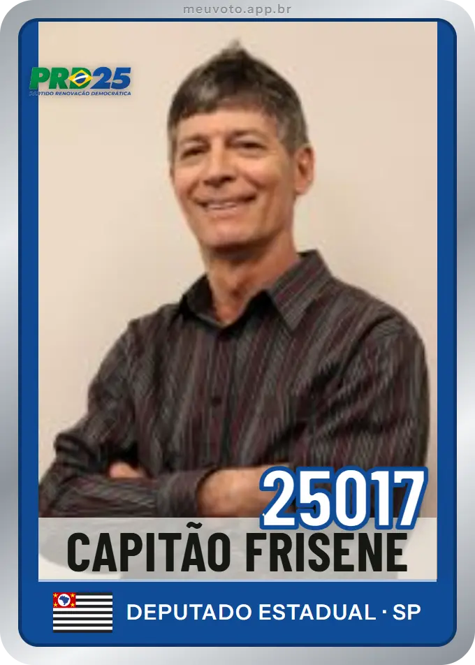 Carta de Capitão Frisene, número 25017, PRD