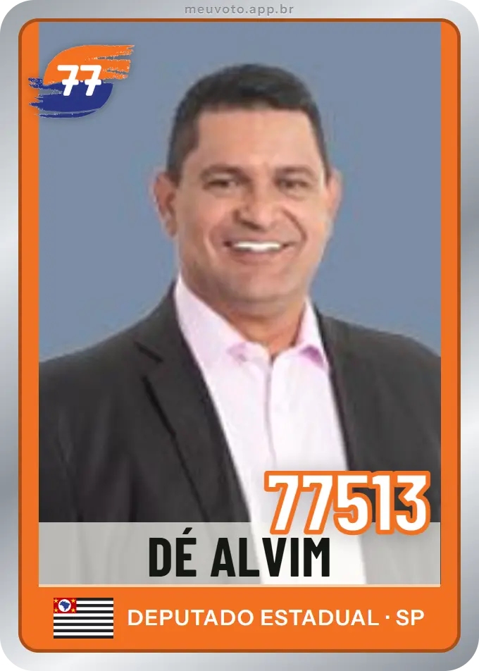 Carta de Dé Alvim, número 77513, Solidariedade
