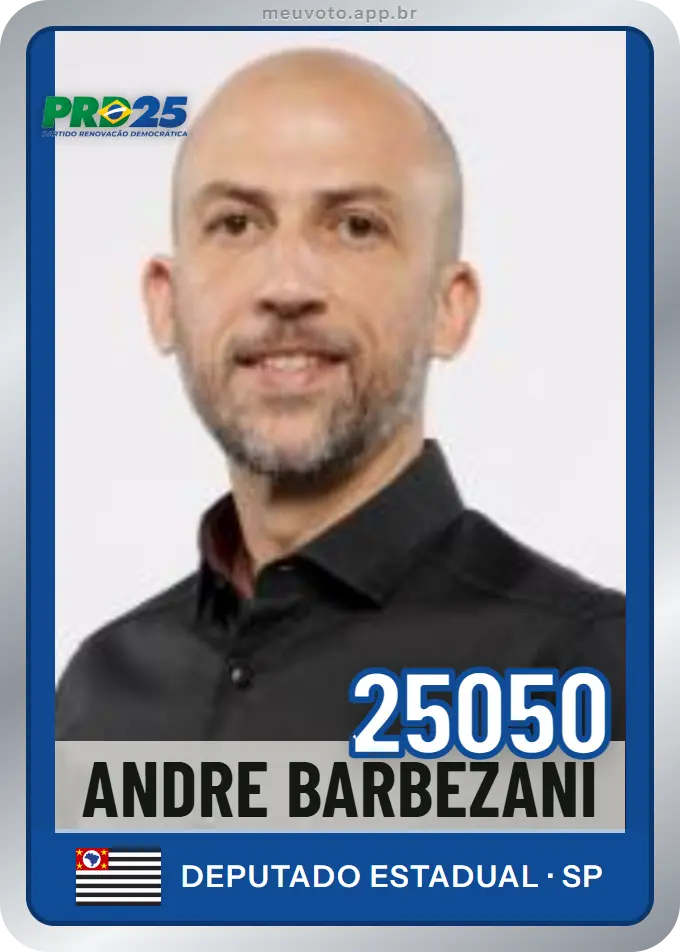 Carta de Andre Barbezani, número 25050, PRD