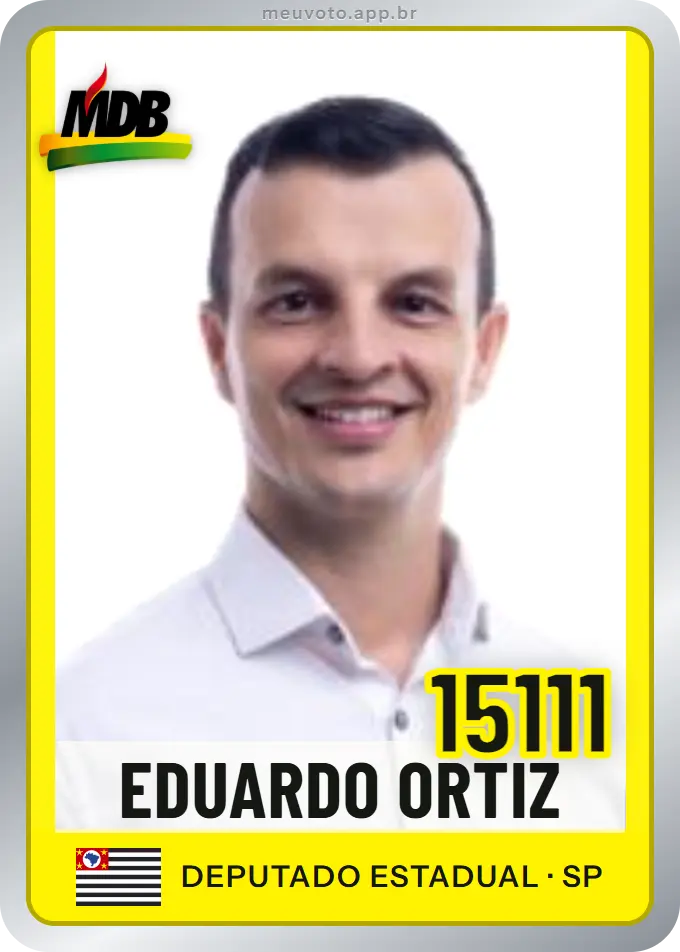 Carta de Eduardo Ortiz, número 15111, MDB
