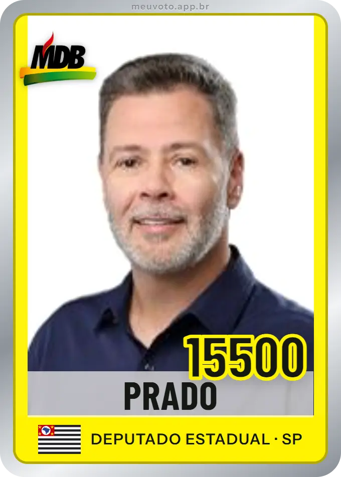 Carta de Prado, número 15500, MDB