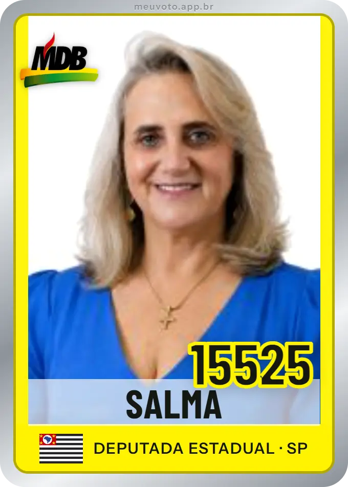 Carta de Salma, número 15525, MDB