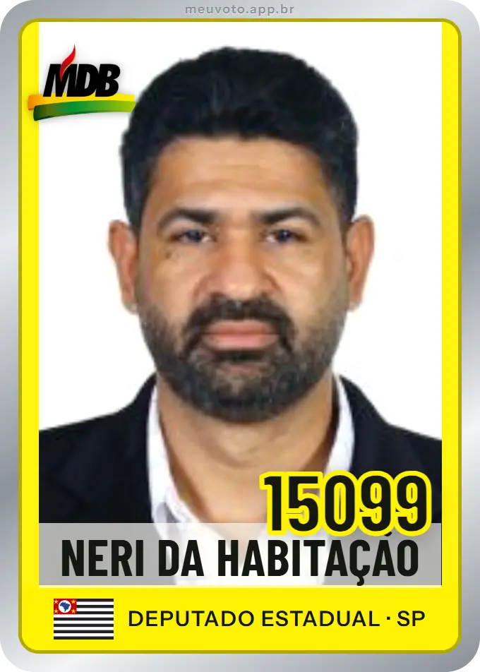 Carta de Neri da Habitação, número 15099, MDB
