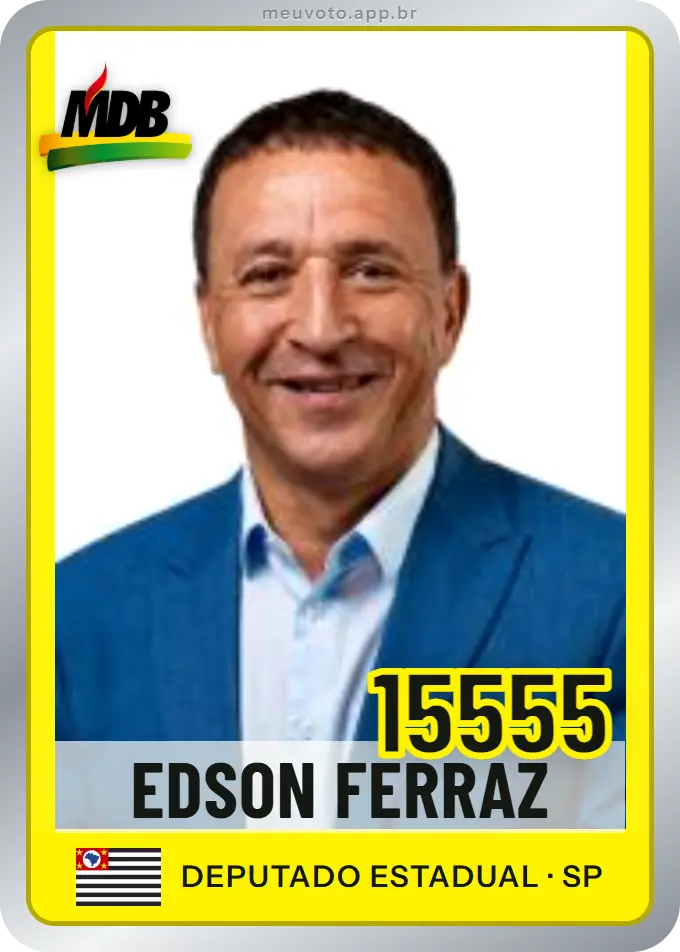 Carta de Edson Ferraz, número 15555, MDB